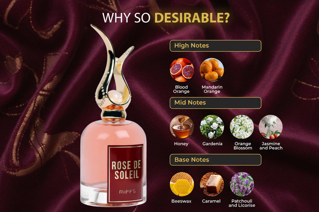 Riffs Rose De Soleil for women $39.99