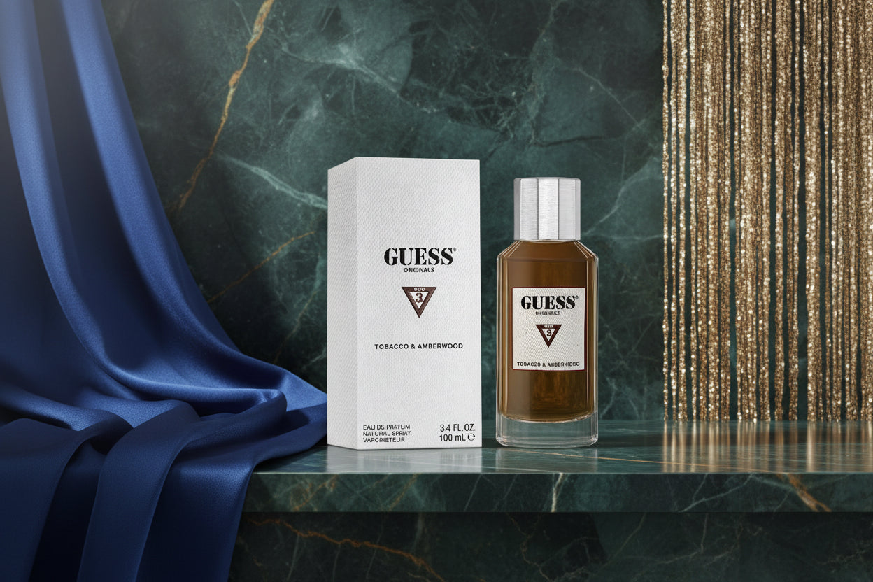 Guess tobacco and amberwood for men $26.99