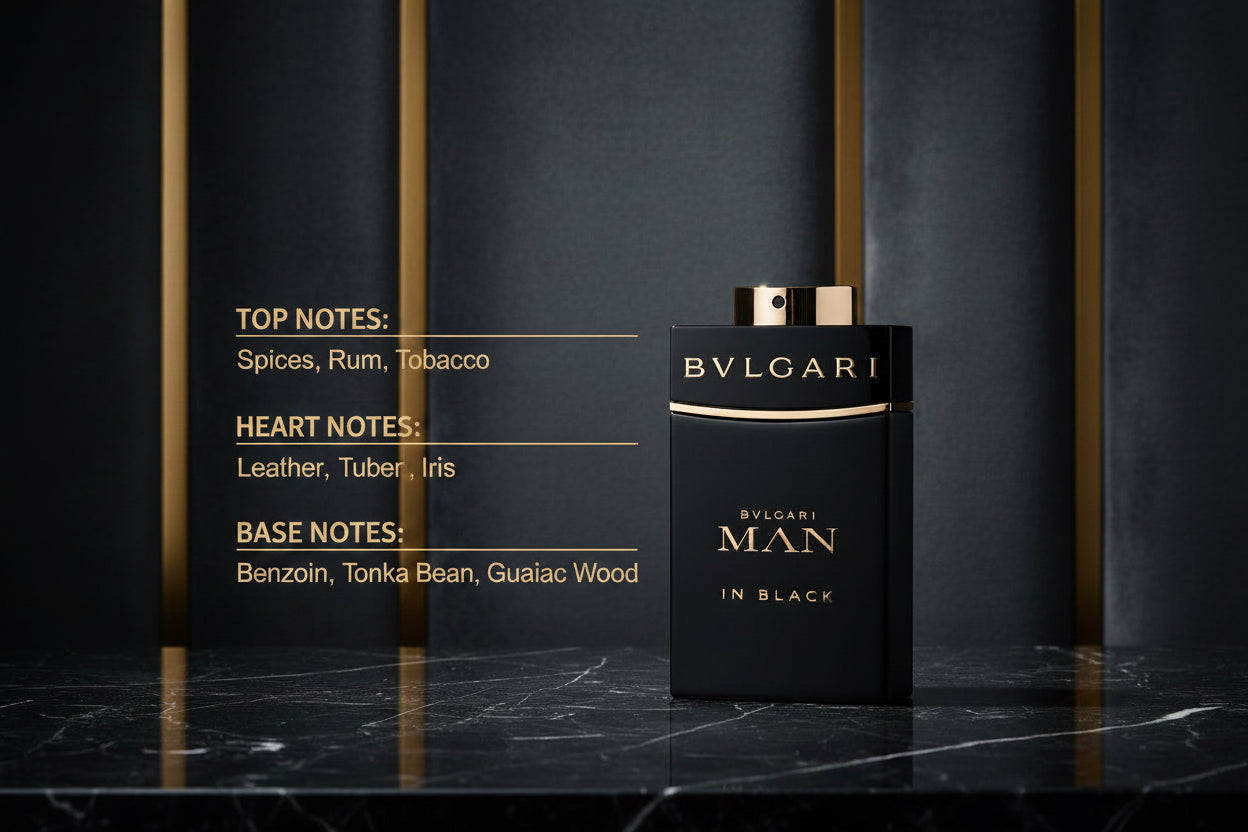 Bvlgari man in black in tester box $80.00